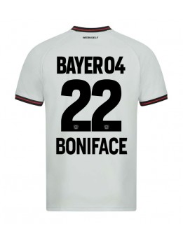 Bayer Leverkusen Victor Boniface #22 Auswärtstrikot 2023-24 Kurzarm